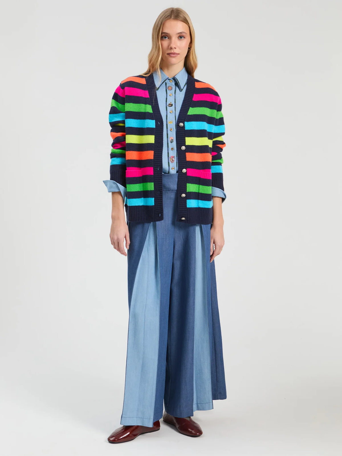 Alina Stripe Cardigan
