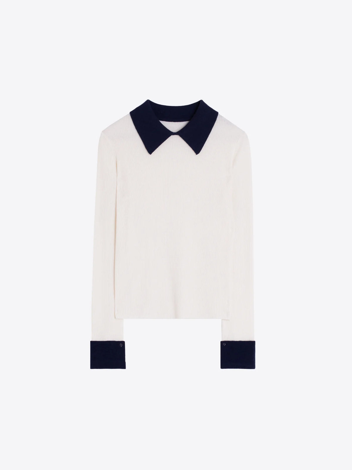 Johnny Collar Knit Top