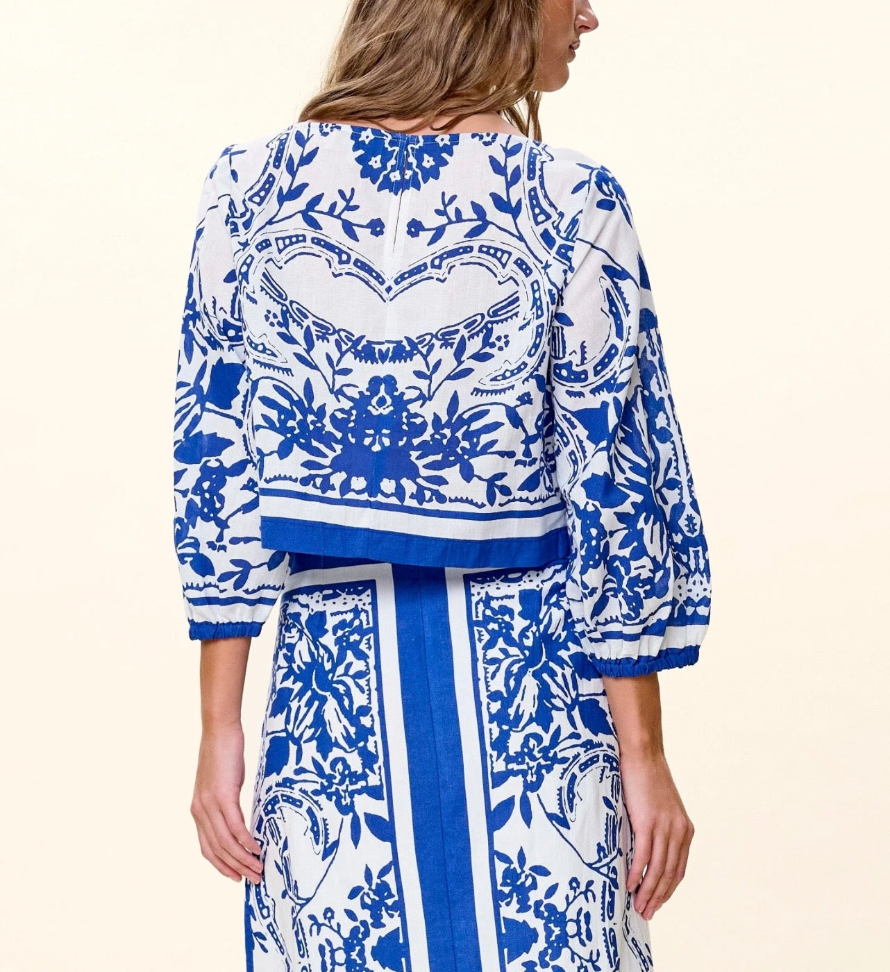 Lian Top in Altesse Print