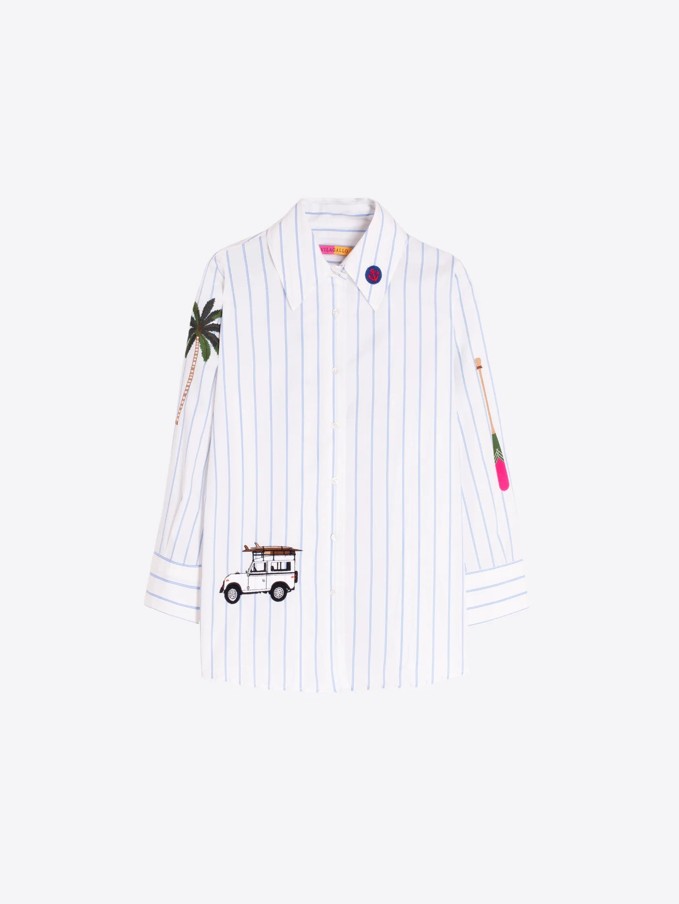 Embroidered Cotton Blouse