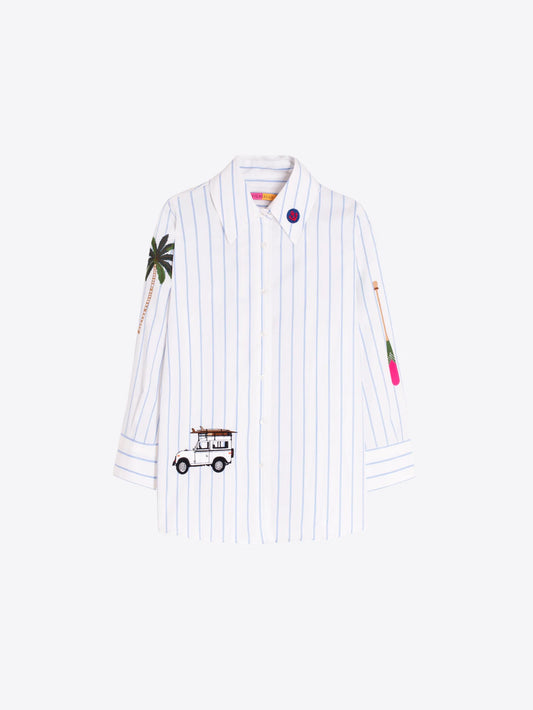 Embroidered Cotton Blouse