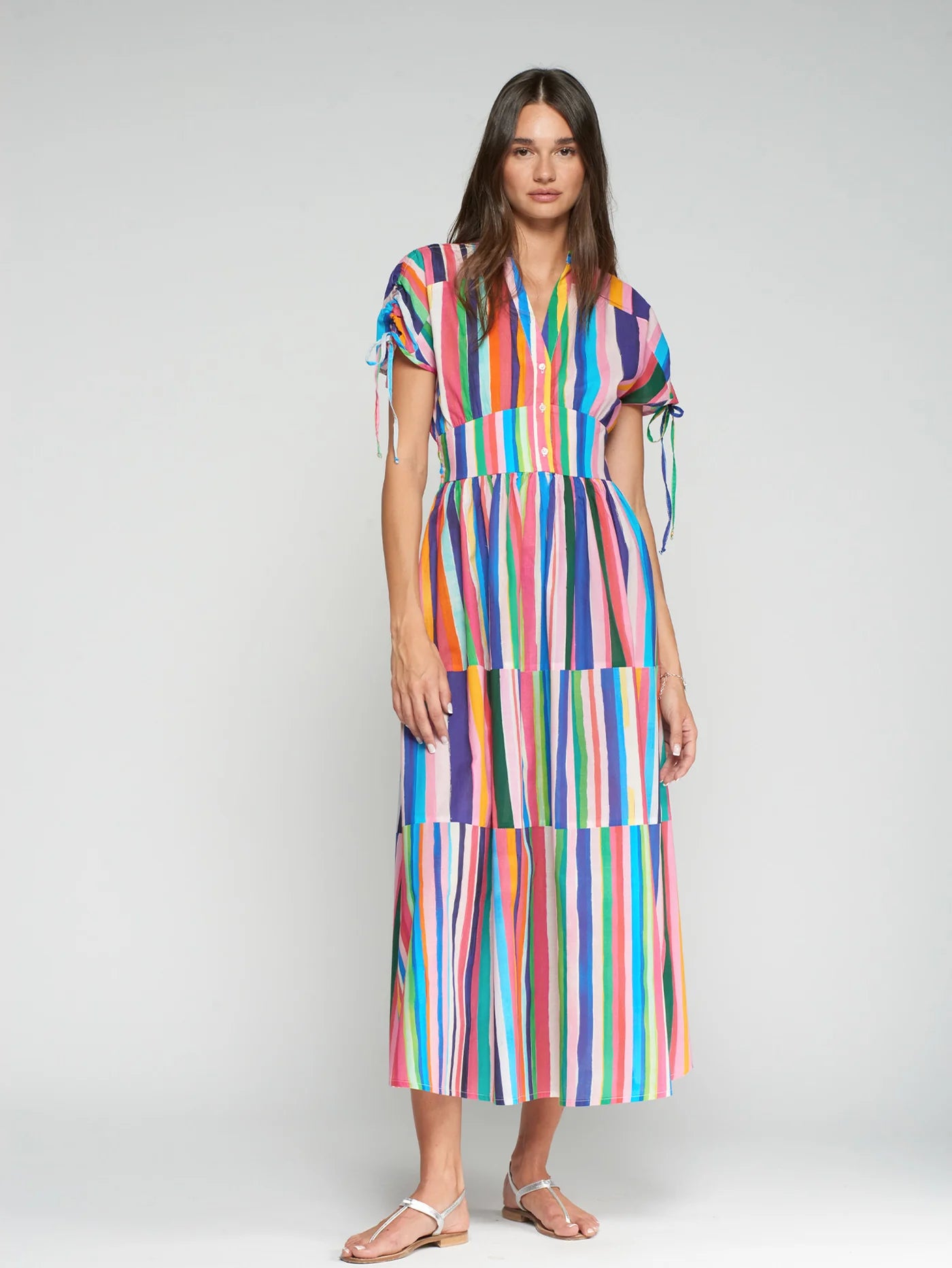 Multicolor Striped Dress