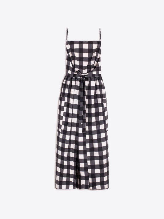 Gingham Tie Dress