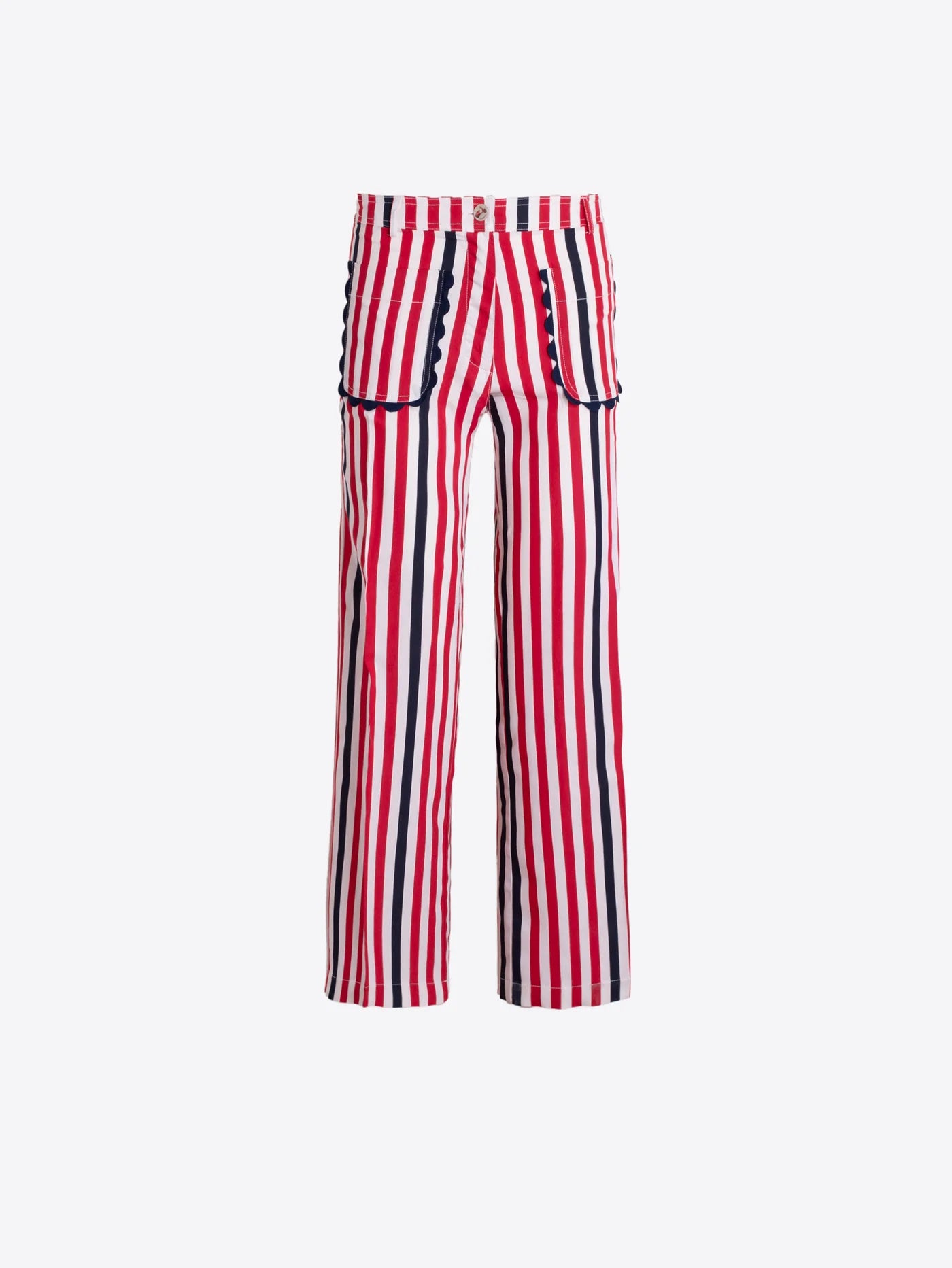 Sailor Striped Ricrac Pants