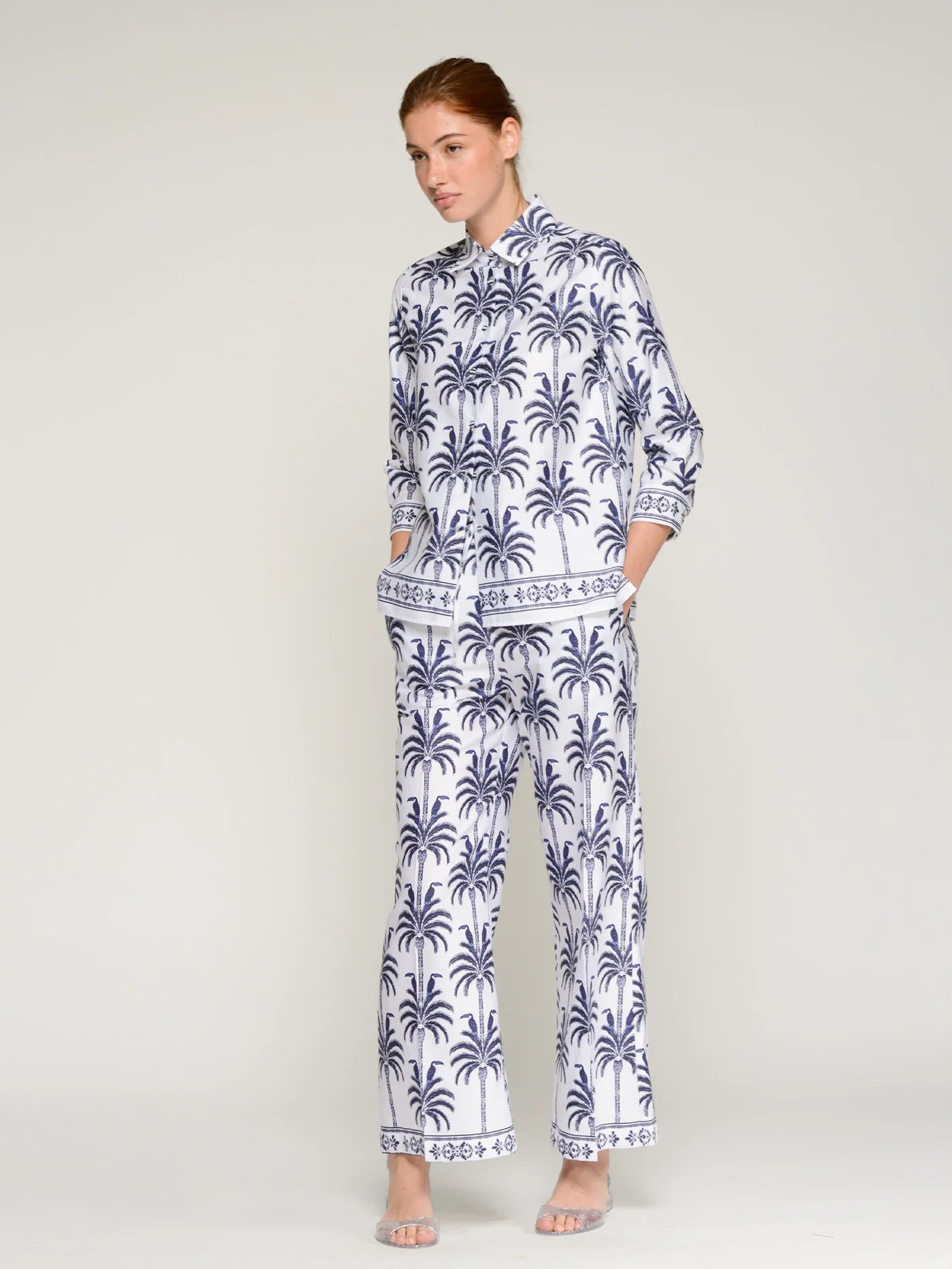 Toucan and Palm Pants