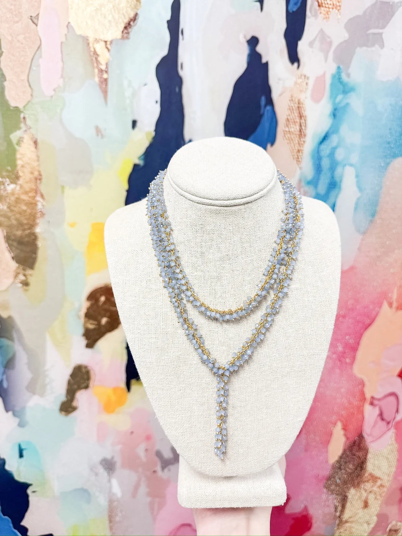Cluster Rosary Necklace