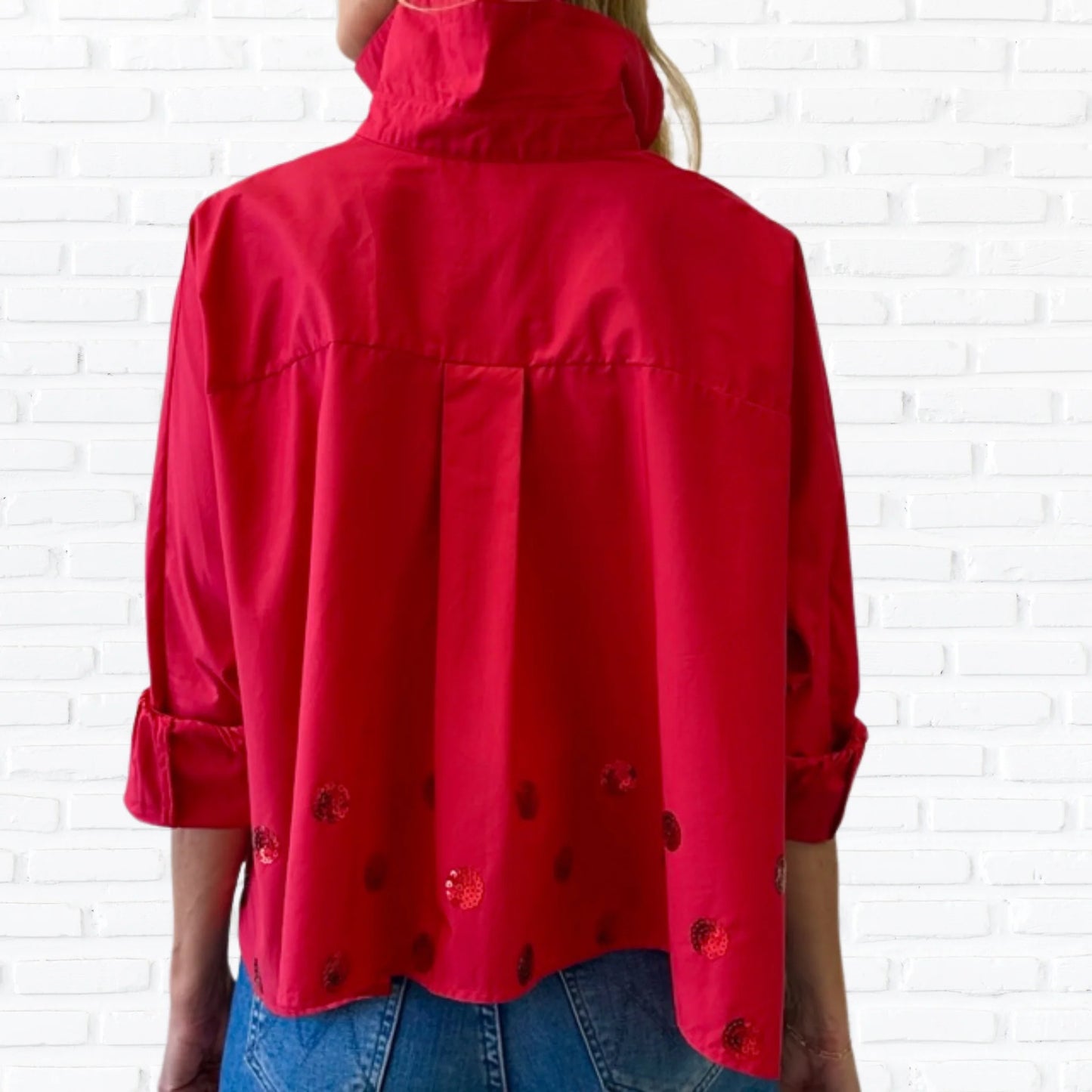 Abby Long Sleeve Swing Top Holiday