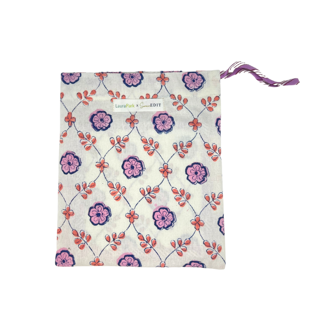 Carolina Canvas Coasters - Pink, SumnerEdit (Set of 4)