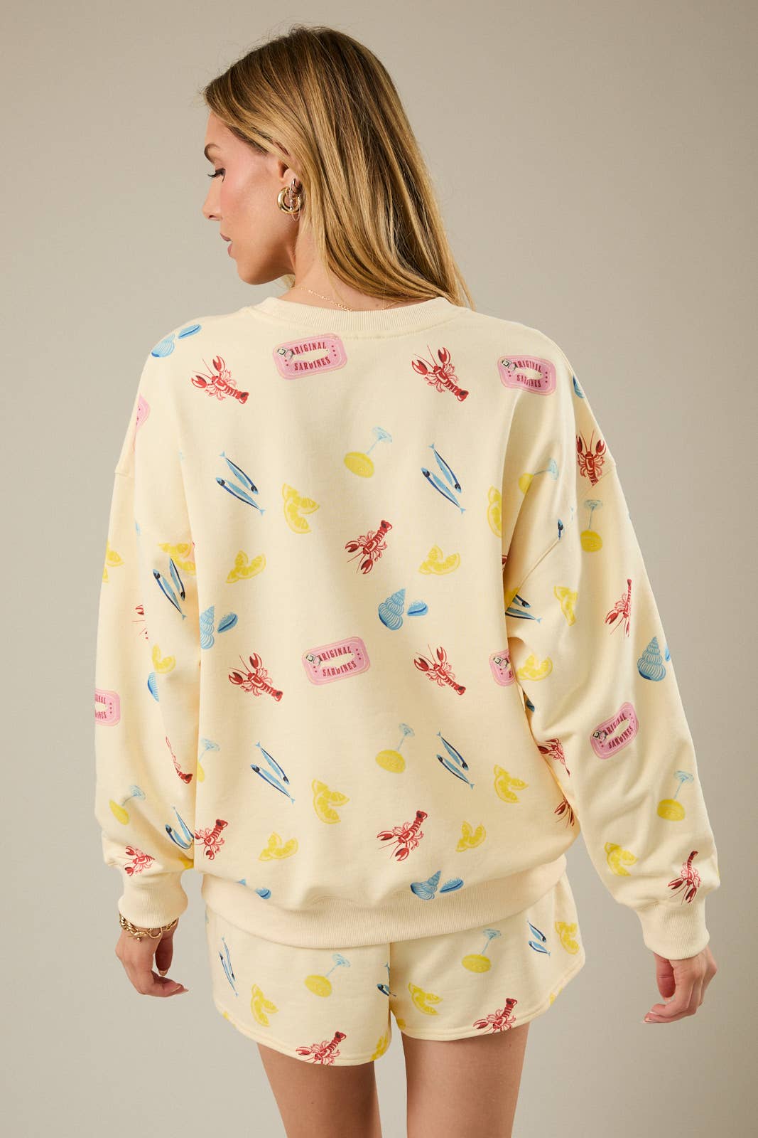 Sea Print Sweatshirt