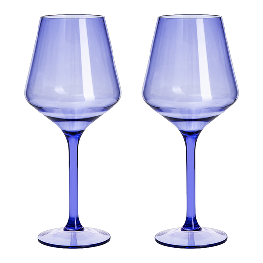 Floating Acrylic Plastic Stemmed Wine Glass
