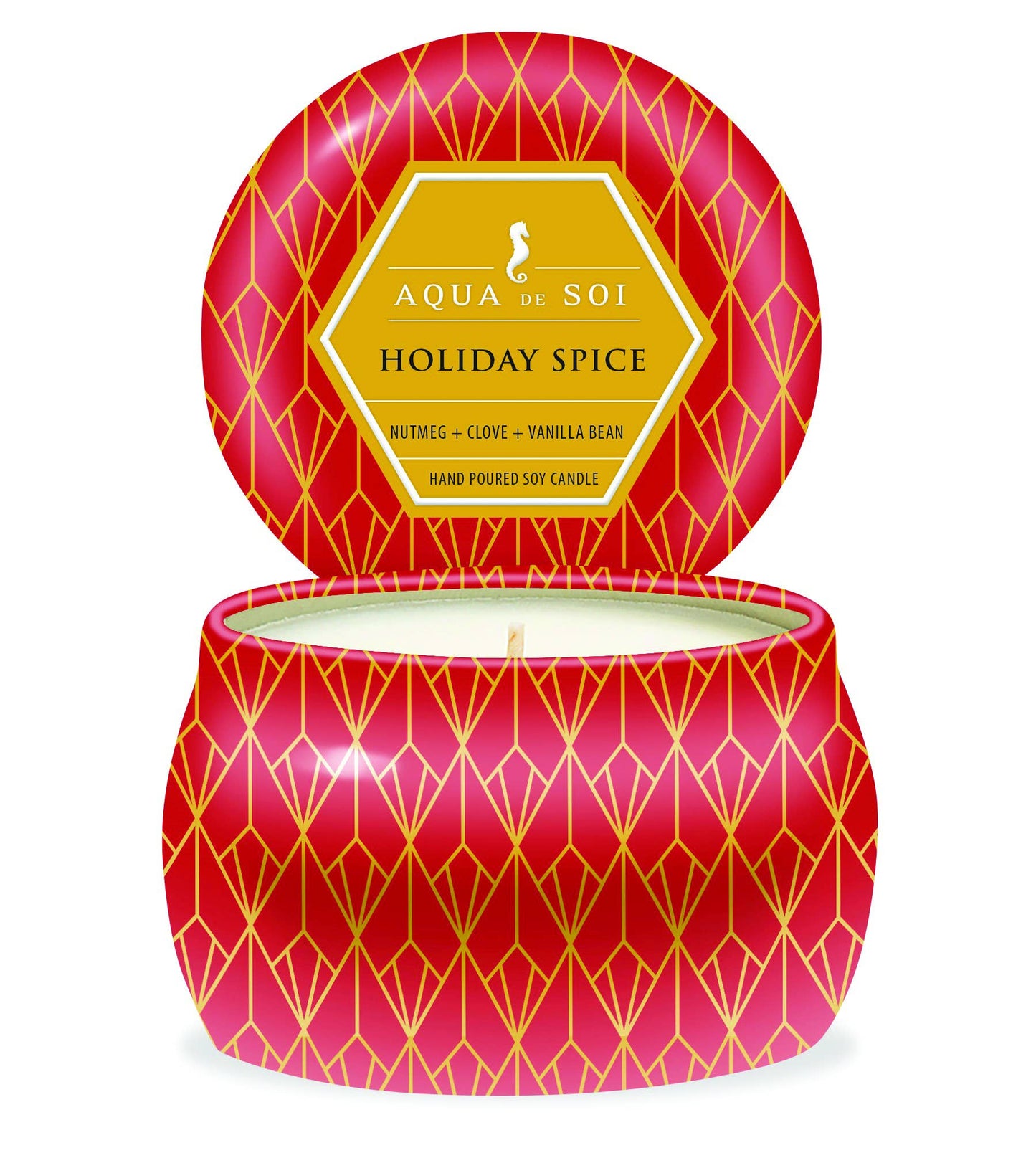 SOi Holiday Spice 4oz Aqua De SOi Candle Tin