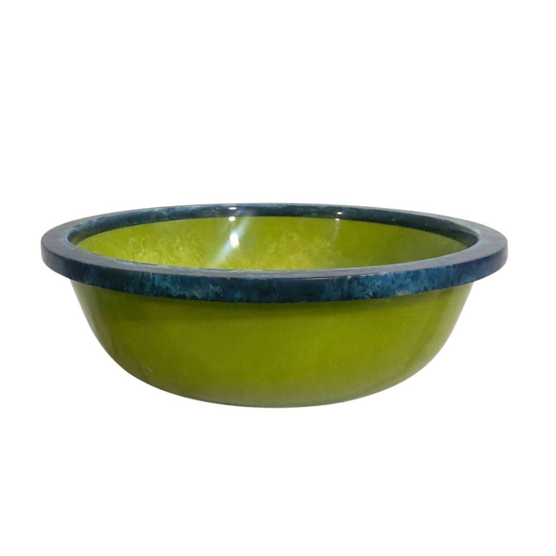 Green Resin Salad Bowl, SumnerEdit