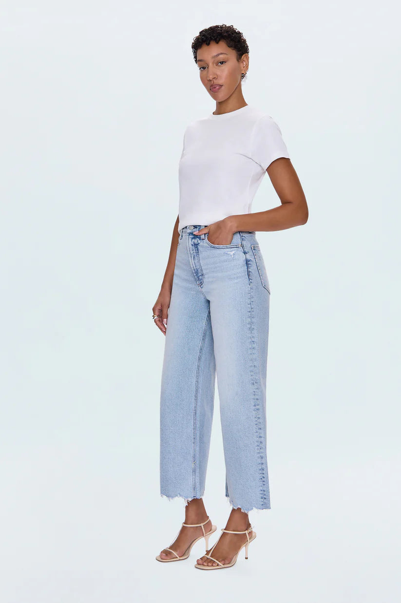 Lana Crop High Rise Ultra Wide Leg in Sun-Kissed Vintage