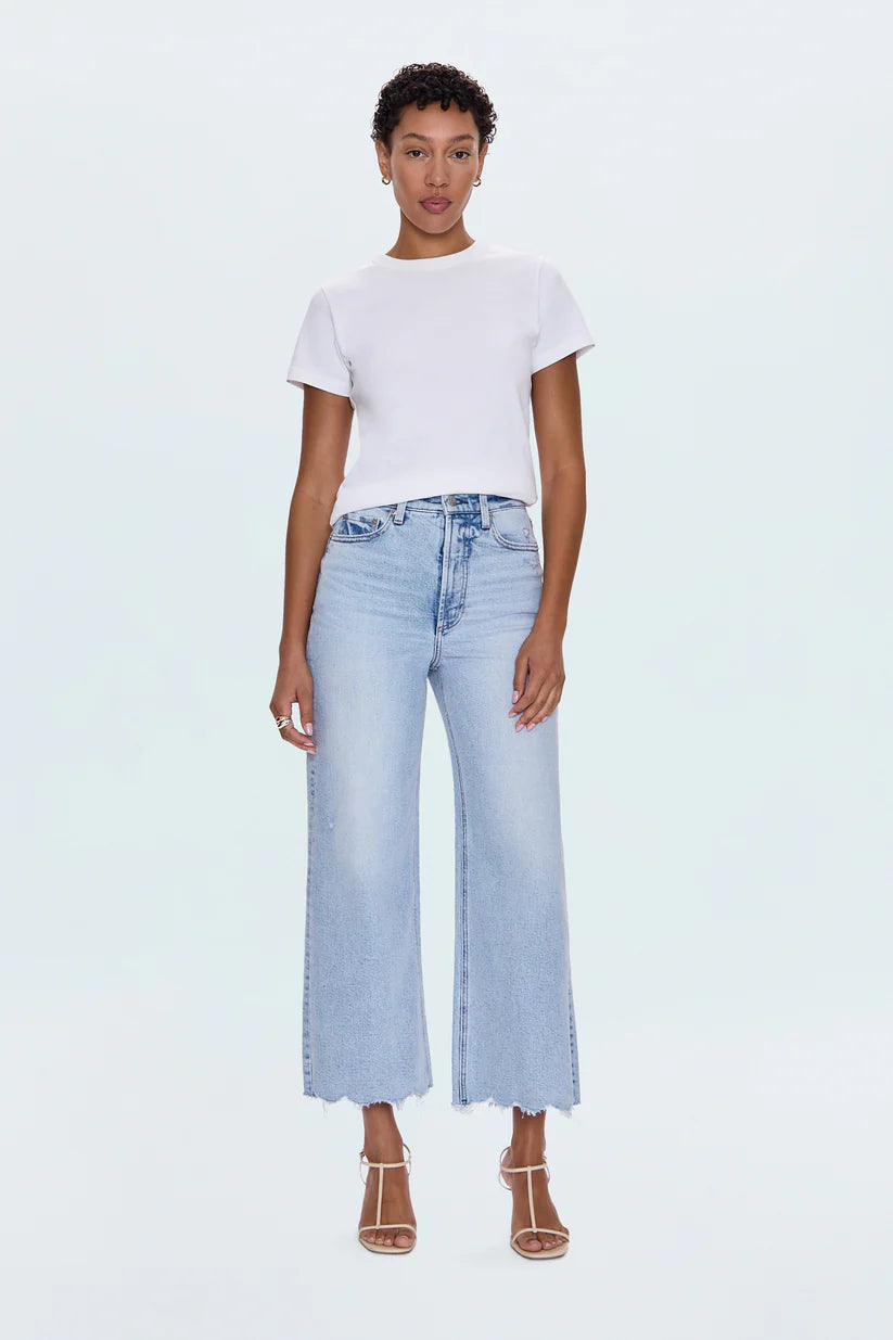 Lana Crop High Rise Ultra Wide Leg in Sun-Kissed Vintage