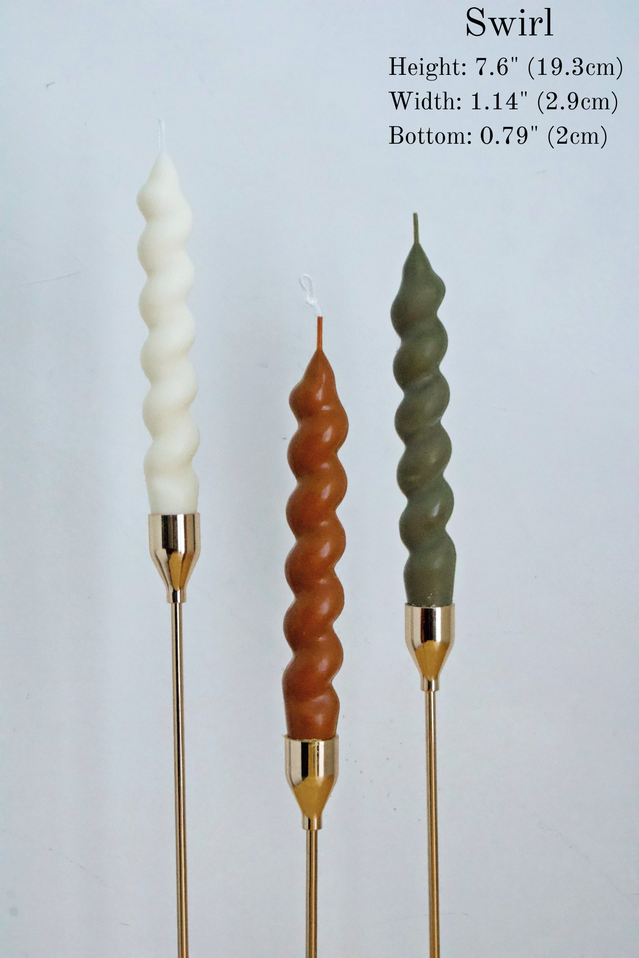 Assorted Trapezoid Taper Candle, Candlesticks Individual