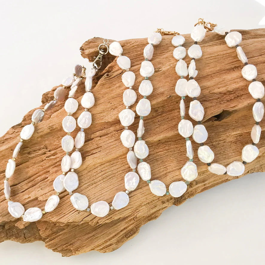 Coin Pearl Necklace