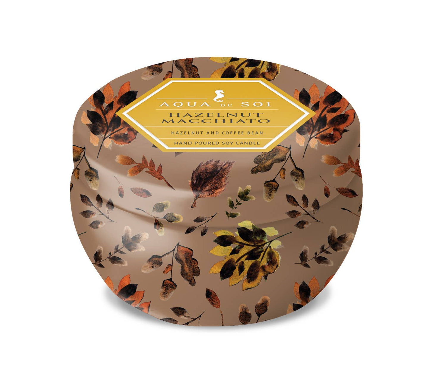 SOi Hazelnut Macchiato  Coffee 9oz Aqua De Soy Candle Tin