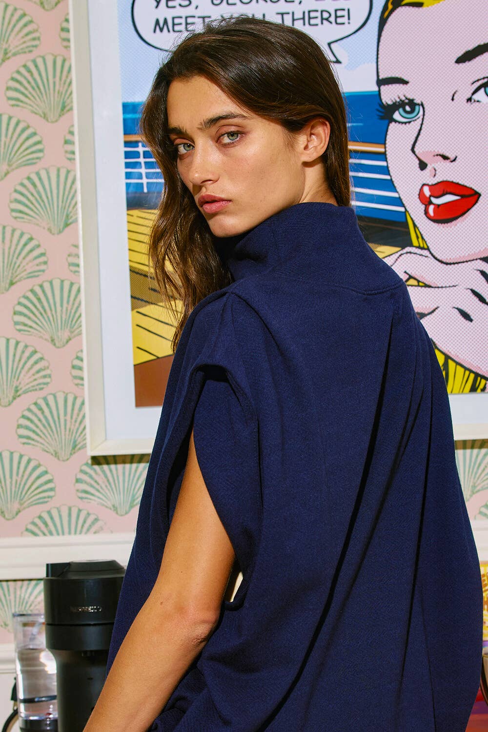 Mississippi Oversized Muscle Capelet