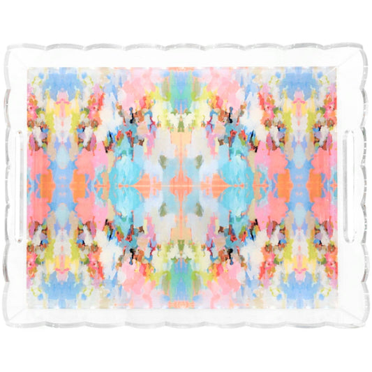 Brooks Avenue Scalloped Tray Large