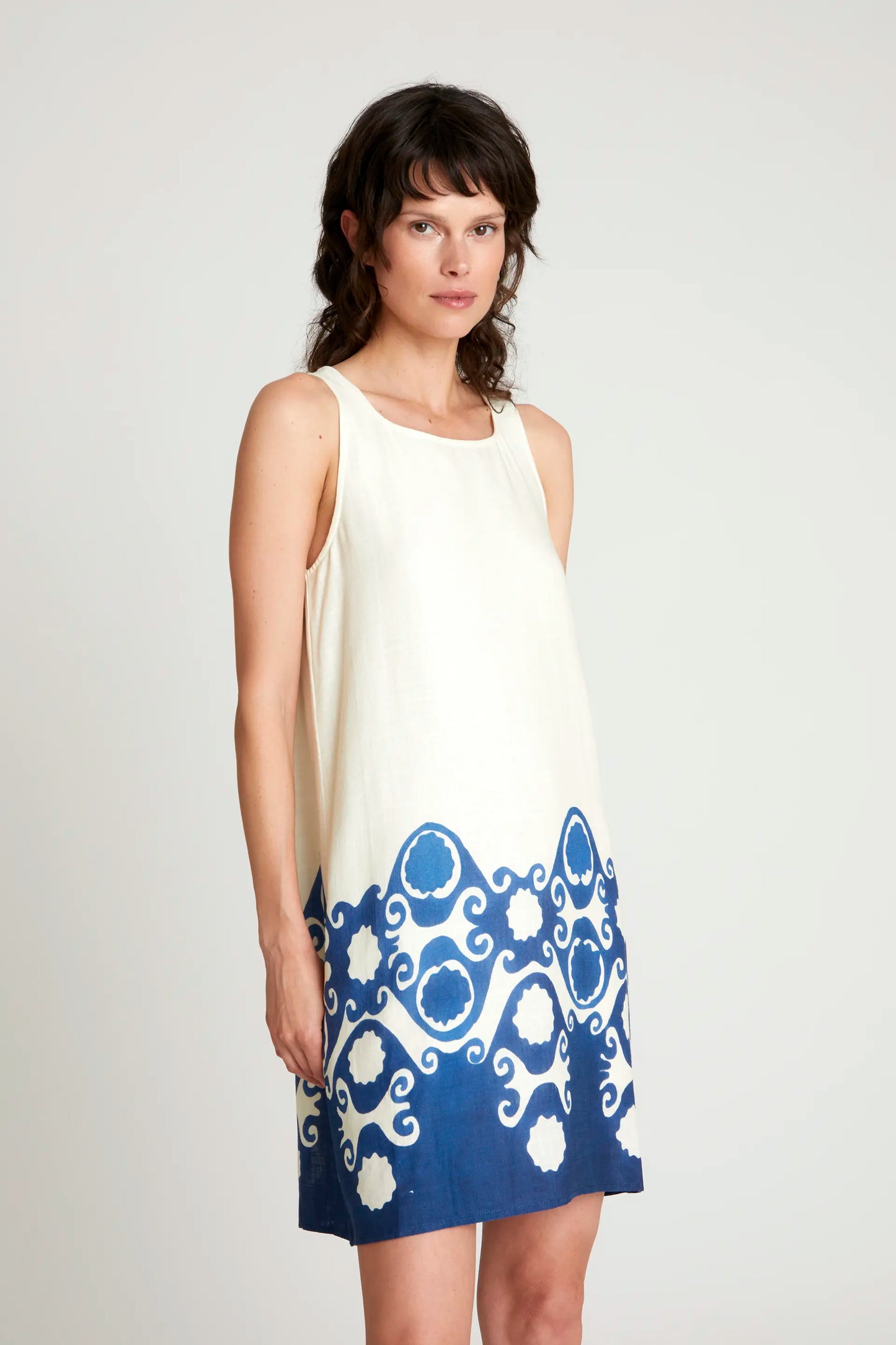 Goa Linen Short Dress