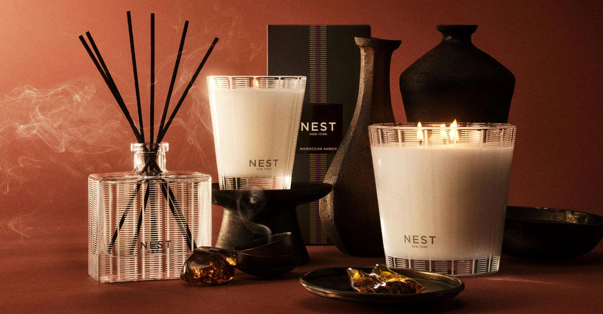 Nest Moroccan Amber Candle - Thumbnail 2