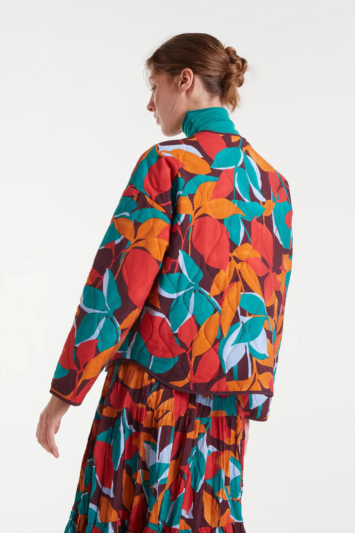 Ponziana Print Crepe Jacket