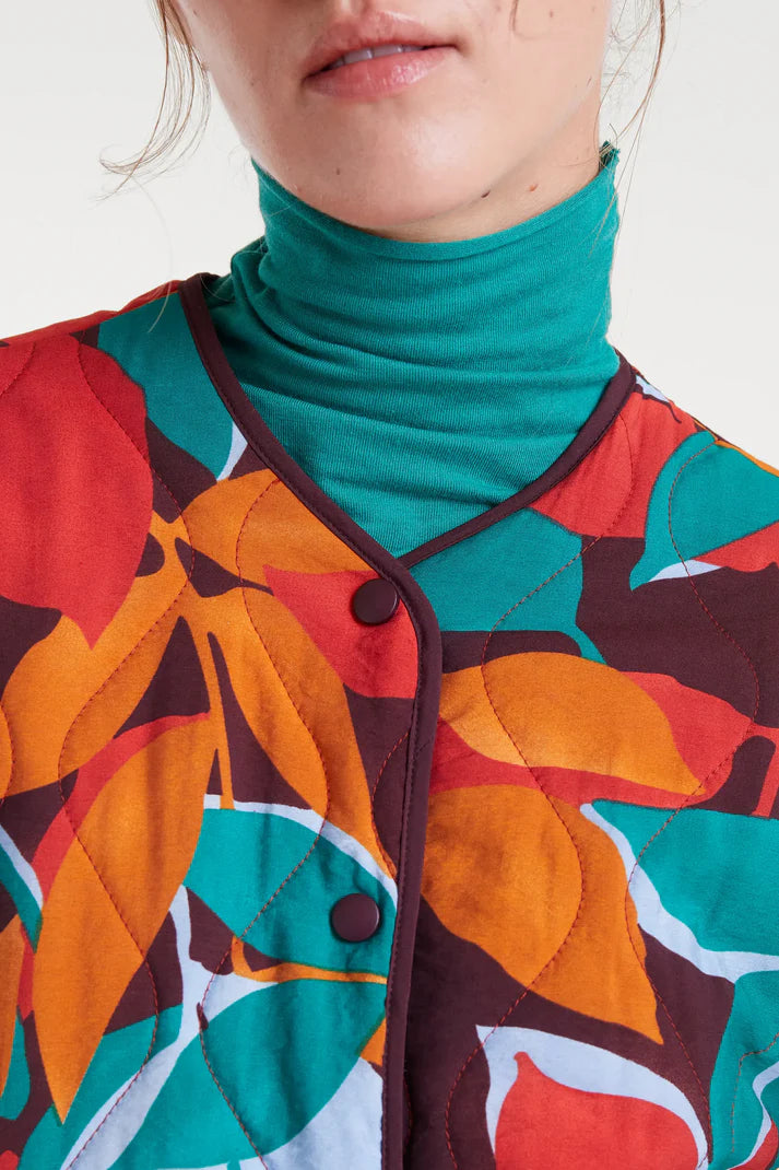 Ponziana Print Crepe Jacket