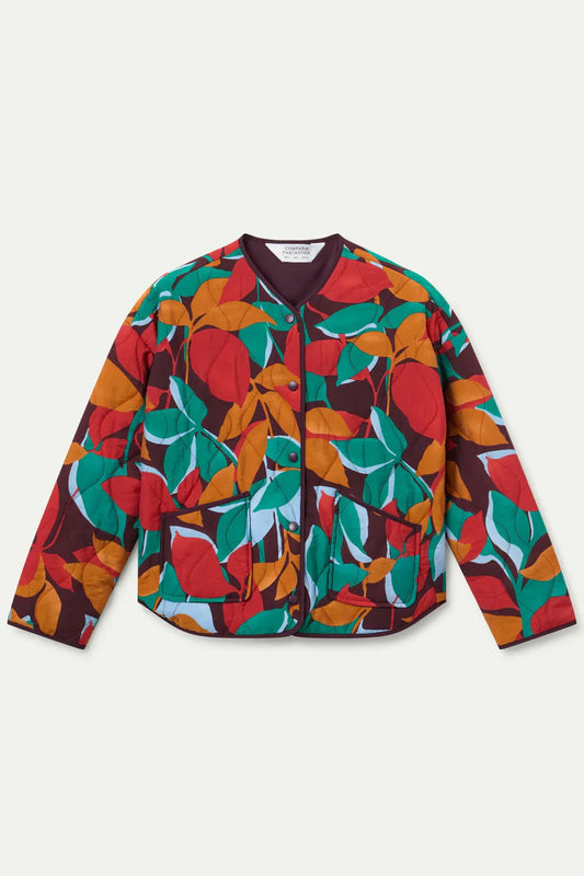 Ponziana Print Crepe Jacket