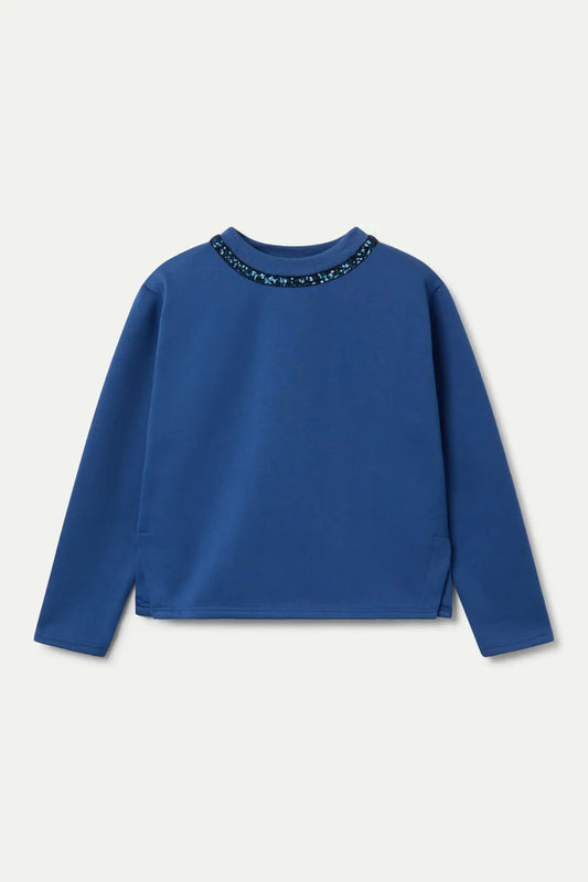 Sequin Crewneck Sweatshirt