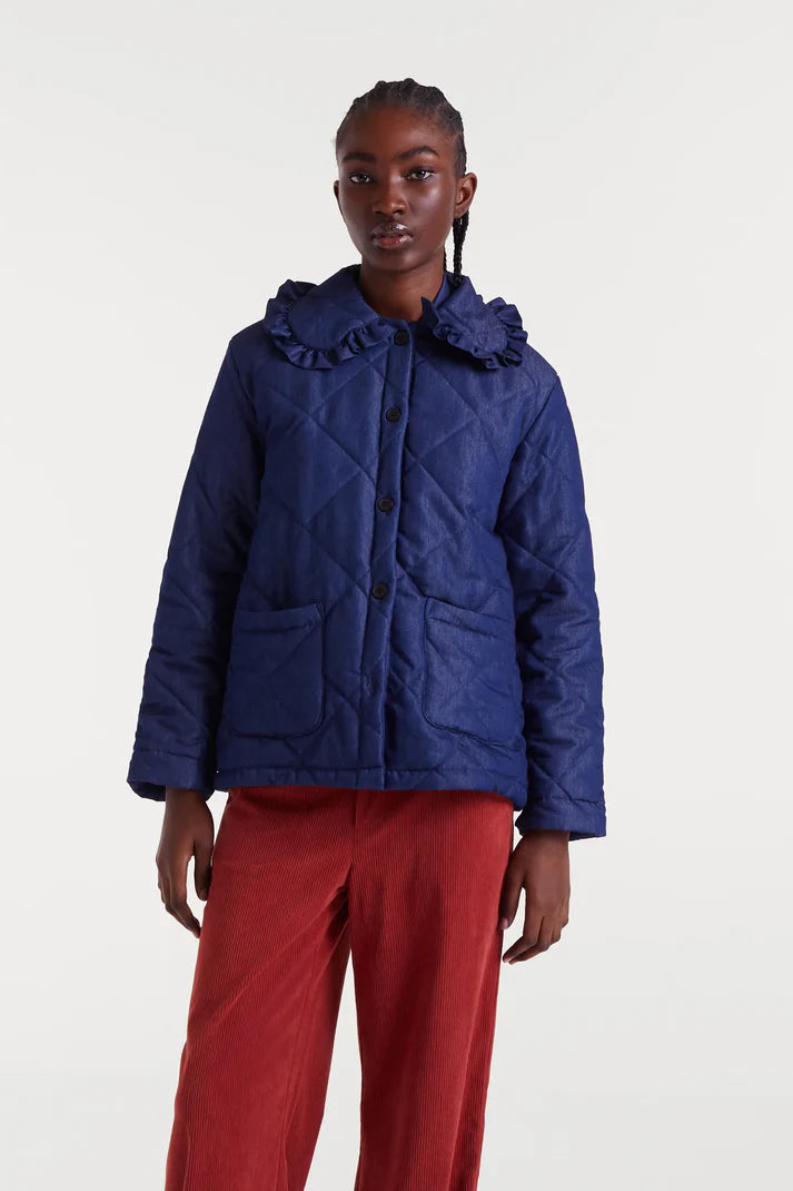 Chambray Quilted Jacket
