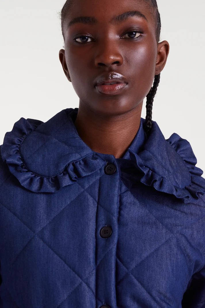 Chambray Quilted Jacket