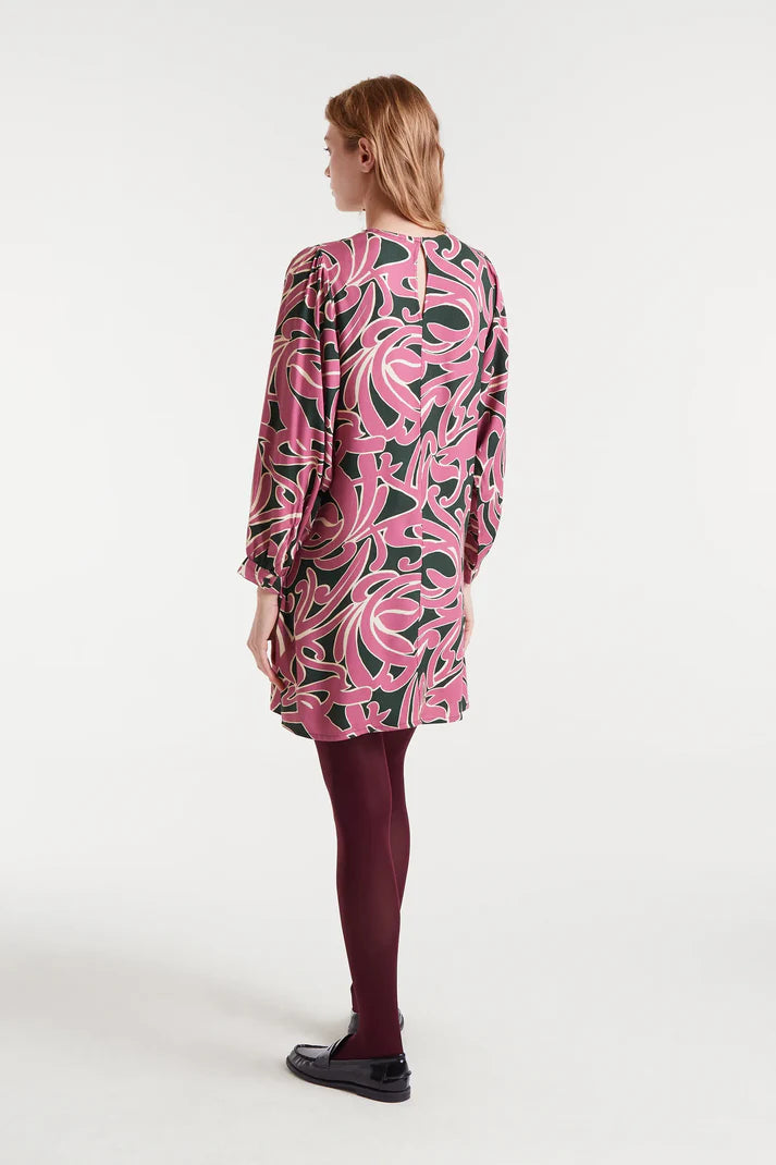 Pastures Print Short Dress
