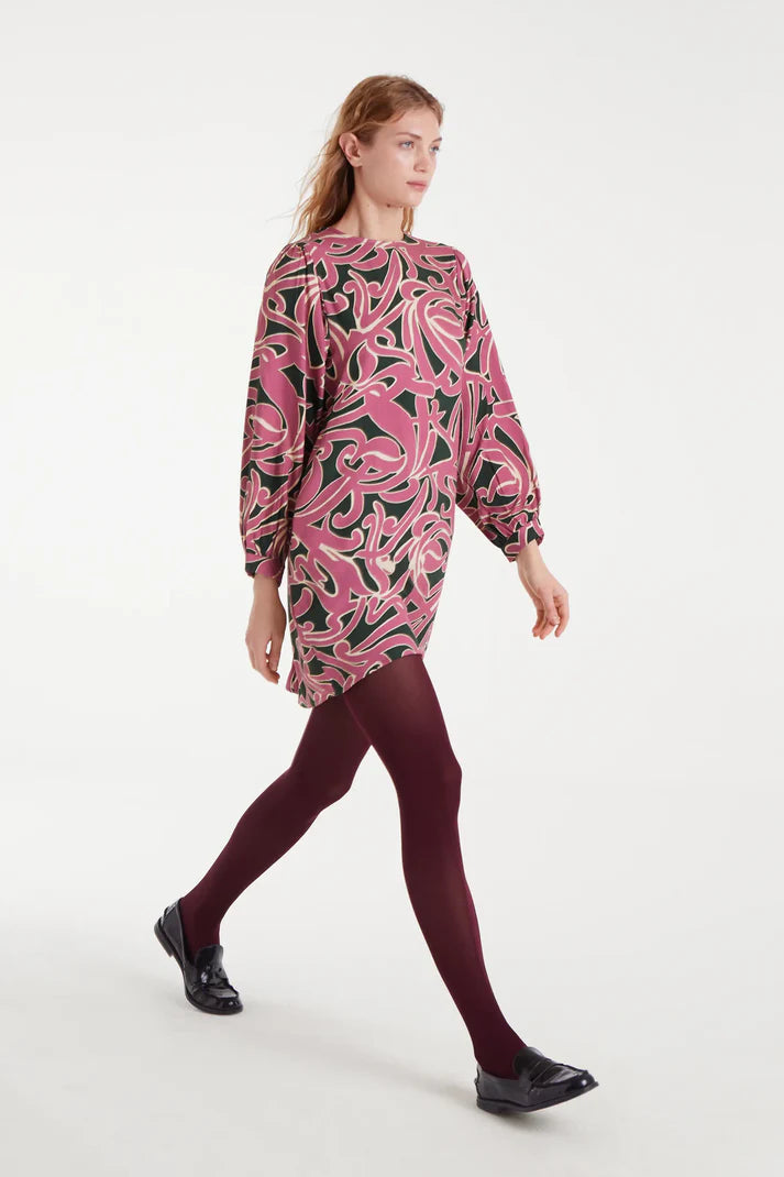 Pastures Print Short Dress