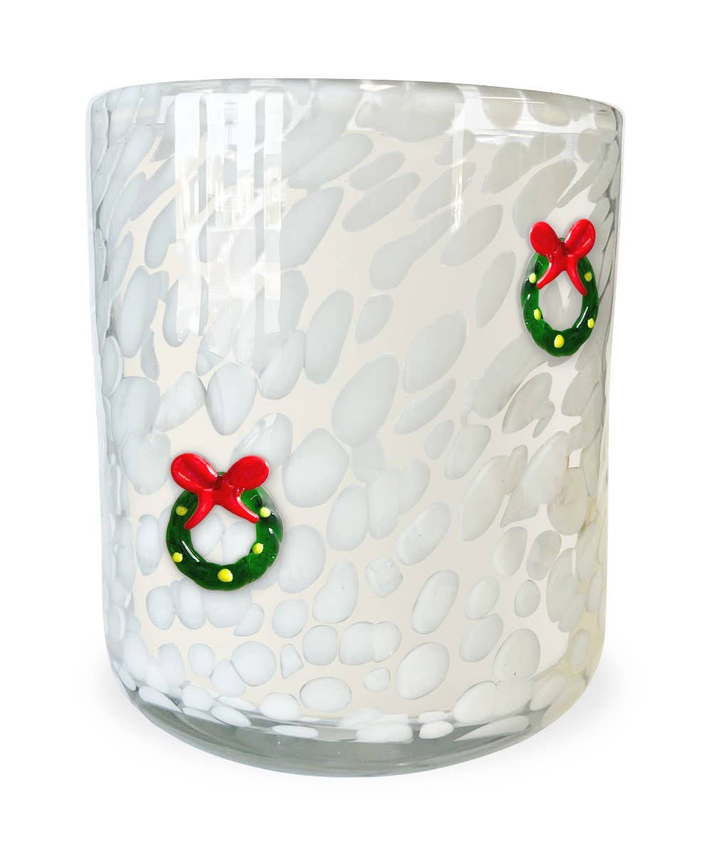 SOi Mistletoe Wreath Holiday Confetti Icon 12oz Candle