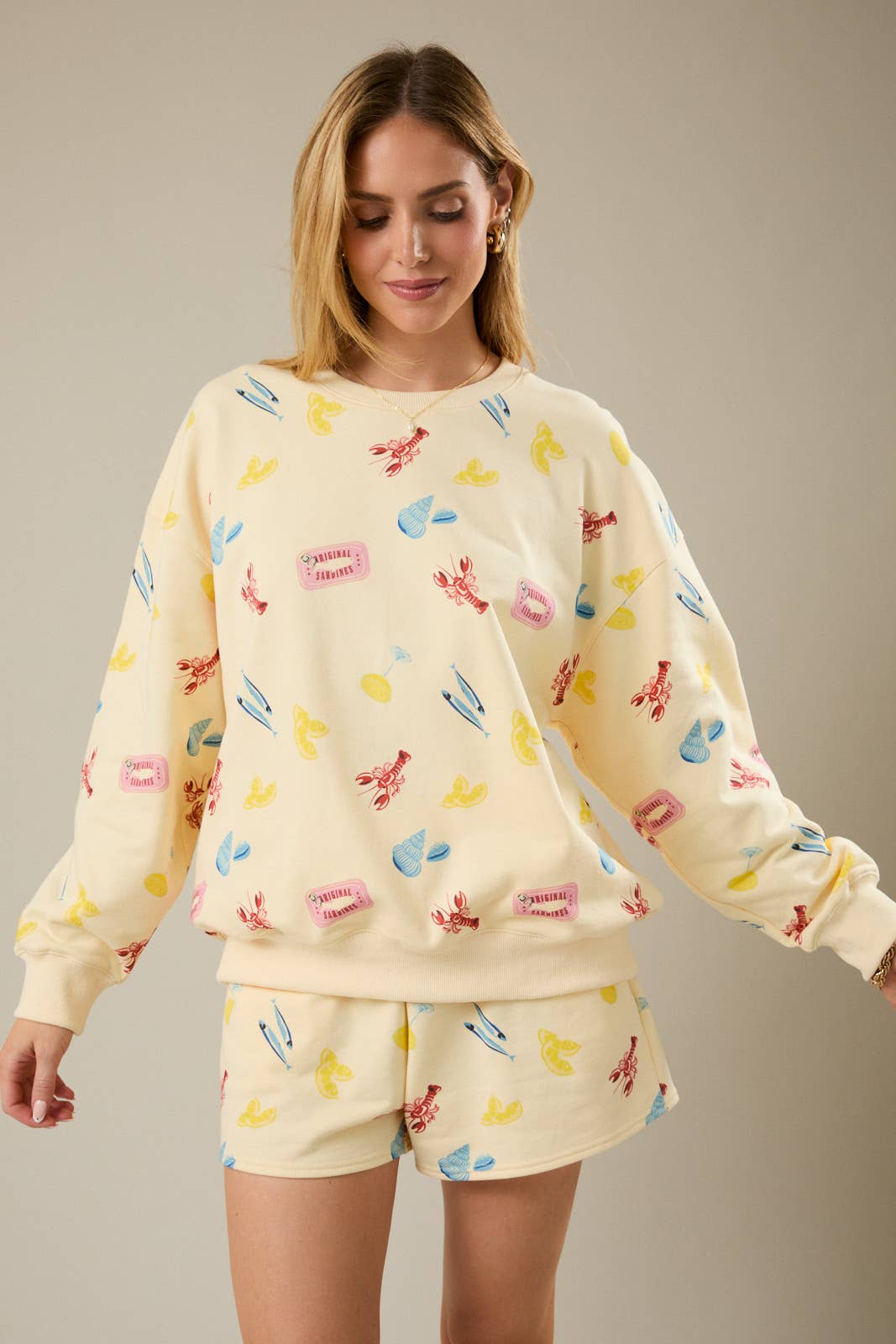 Sea Print Sweatshirt