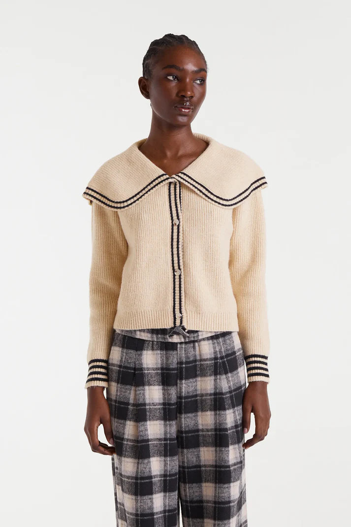 Sailor Collar Cardigan