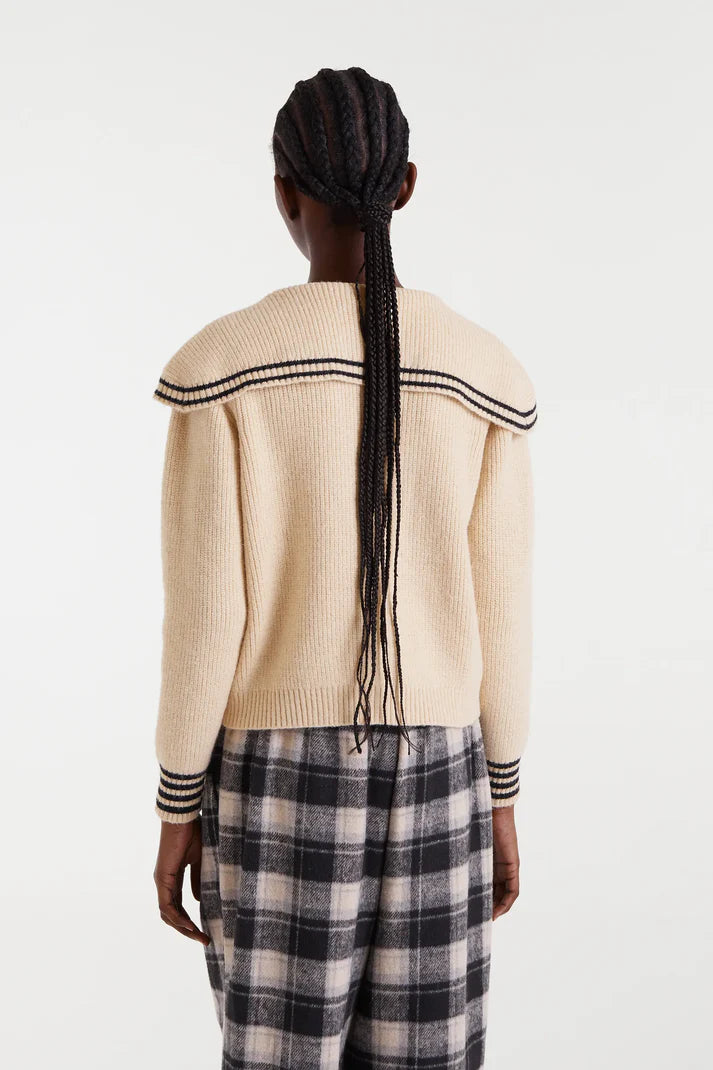 Sailor Collar Cardigan