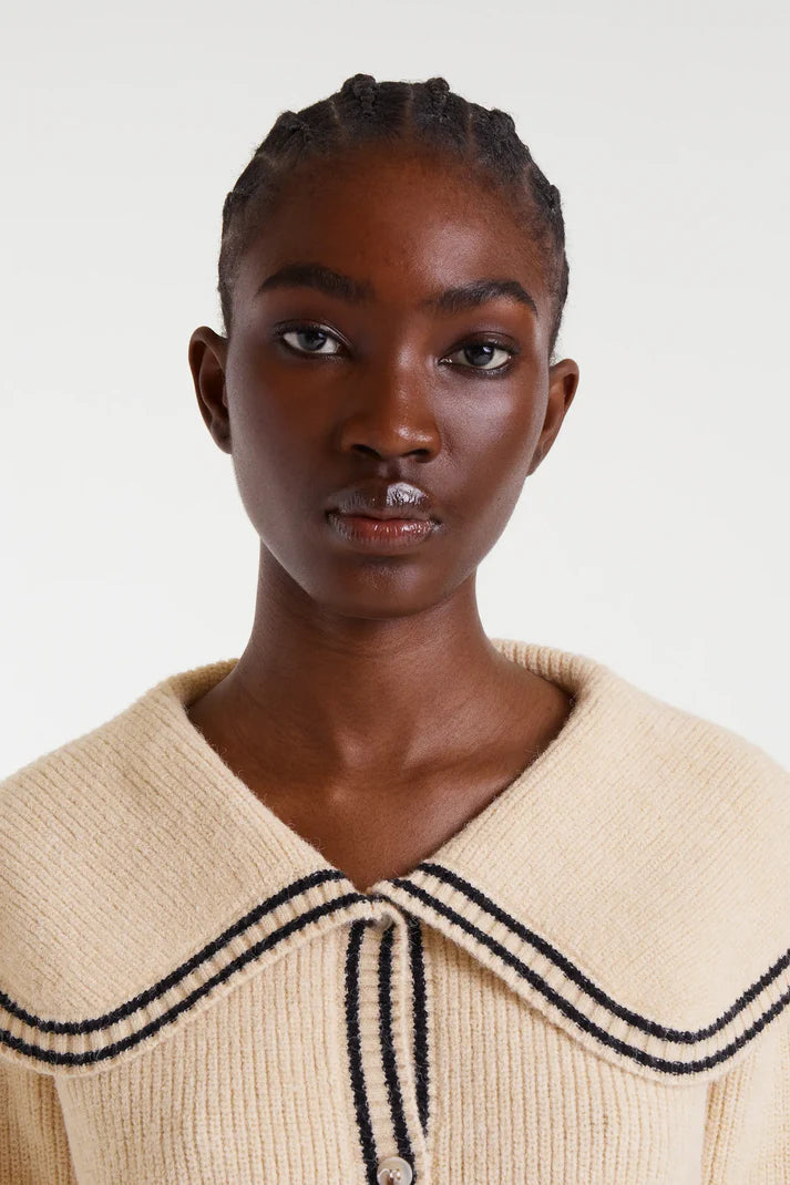 Sailor Collar Cardigan