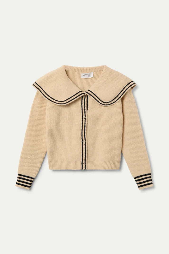 Sailor Collar Cardigan