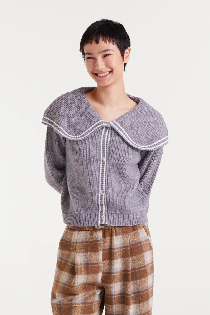 Sailor Collar Cardigan