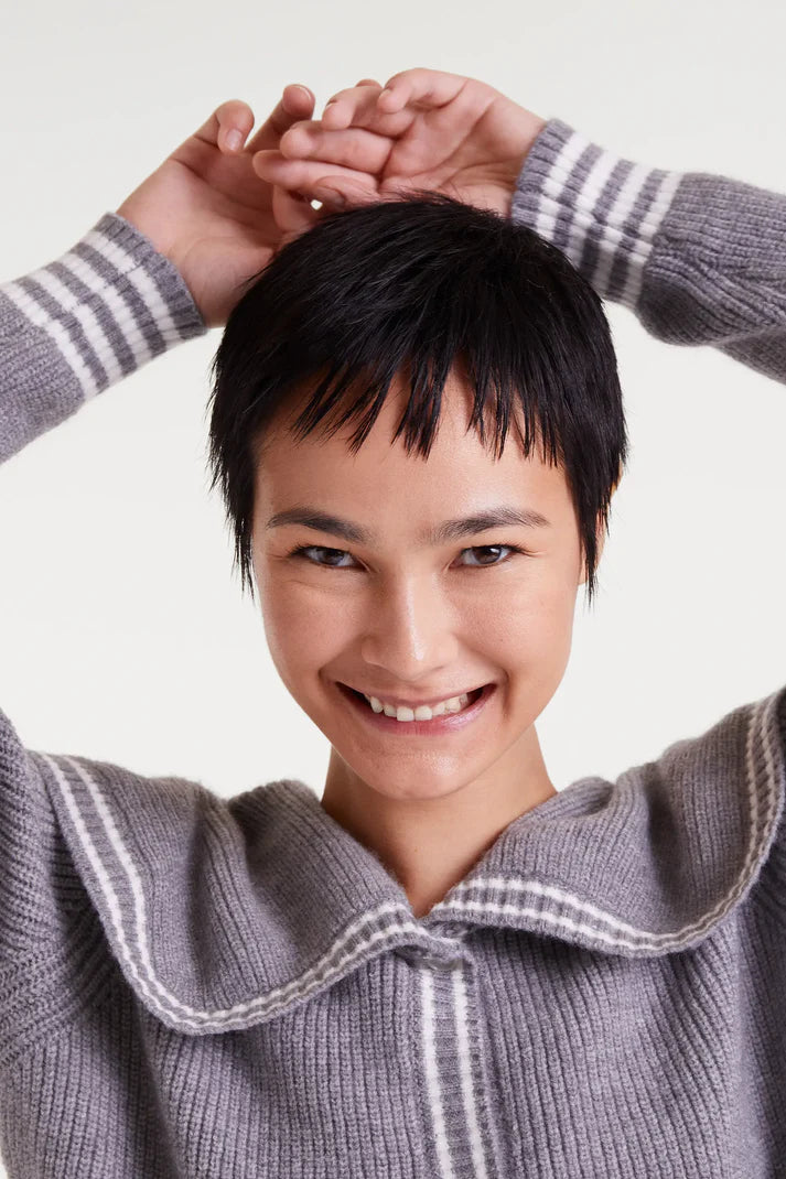 Sailor Collar Cardigan