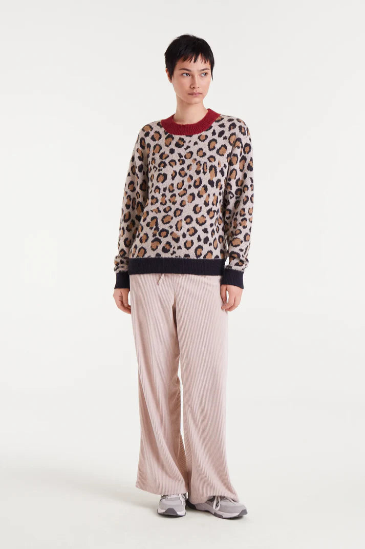 Leopard Eyelash Sweater