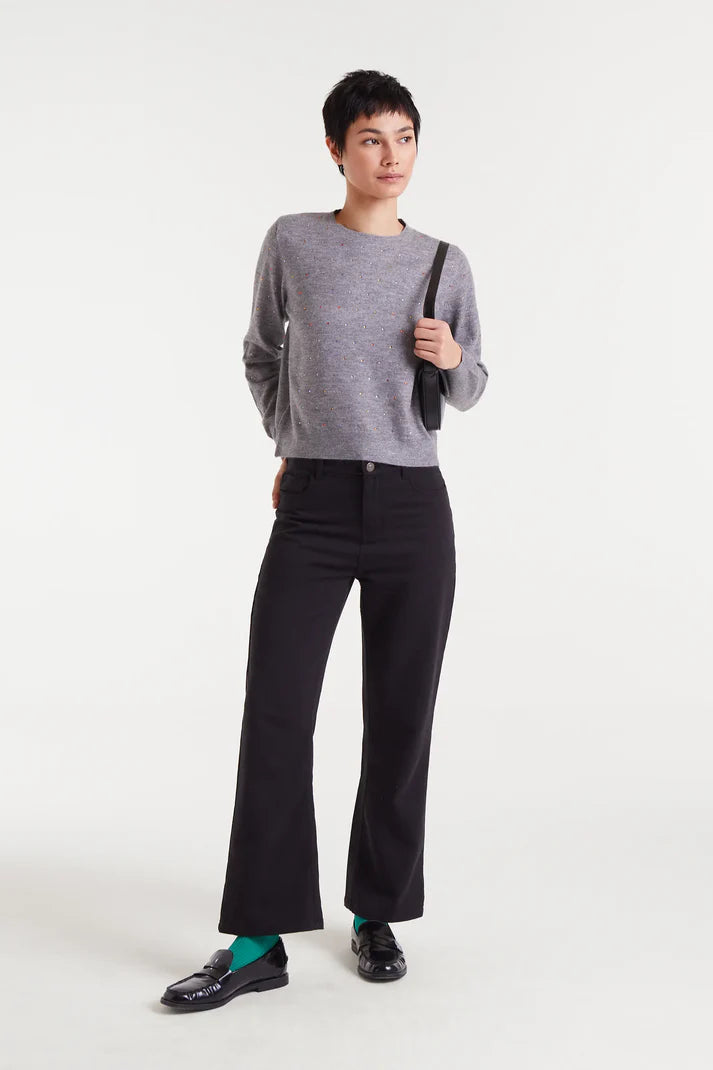 Fine Knit Shimmer Sweater