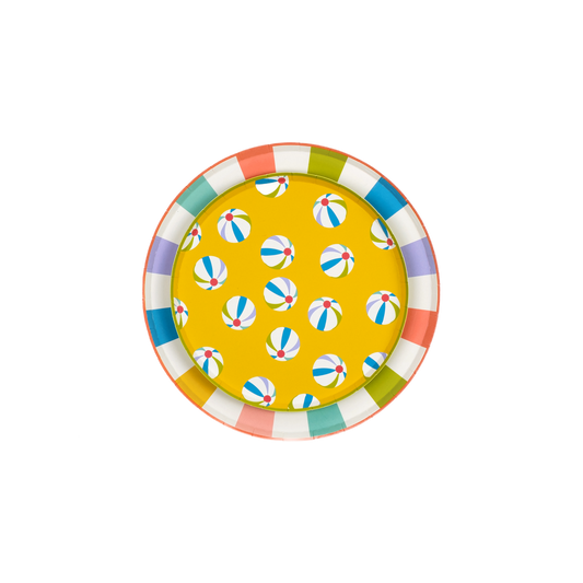 Summer Fun Assorted Dessert Paper Plates