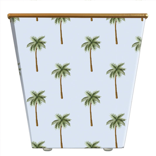 WHH Palm Trees on Blue Cachepot Candle