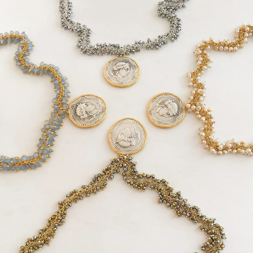 Cluster Rosary Necklace