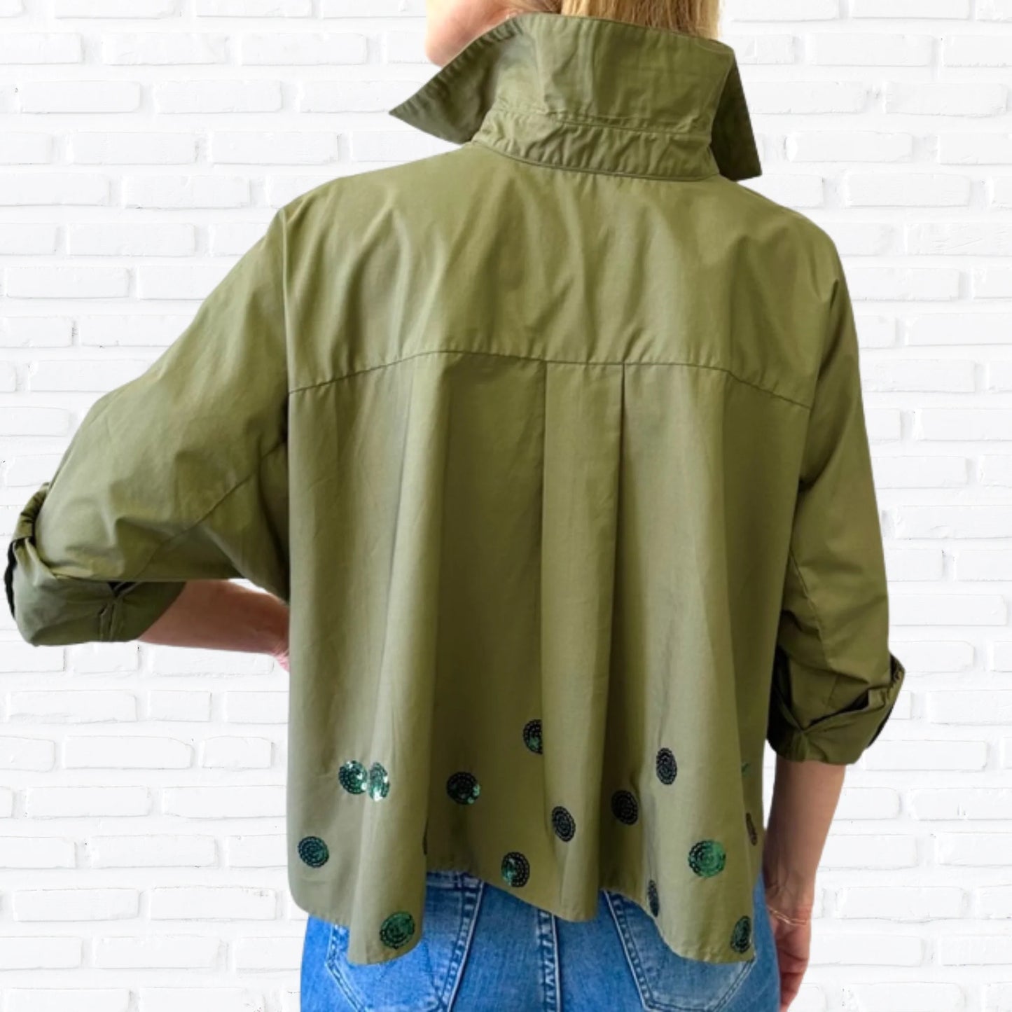 Abby Long Sleeve Swing Top Holiday