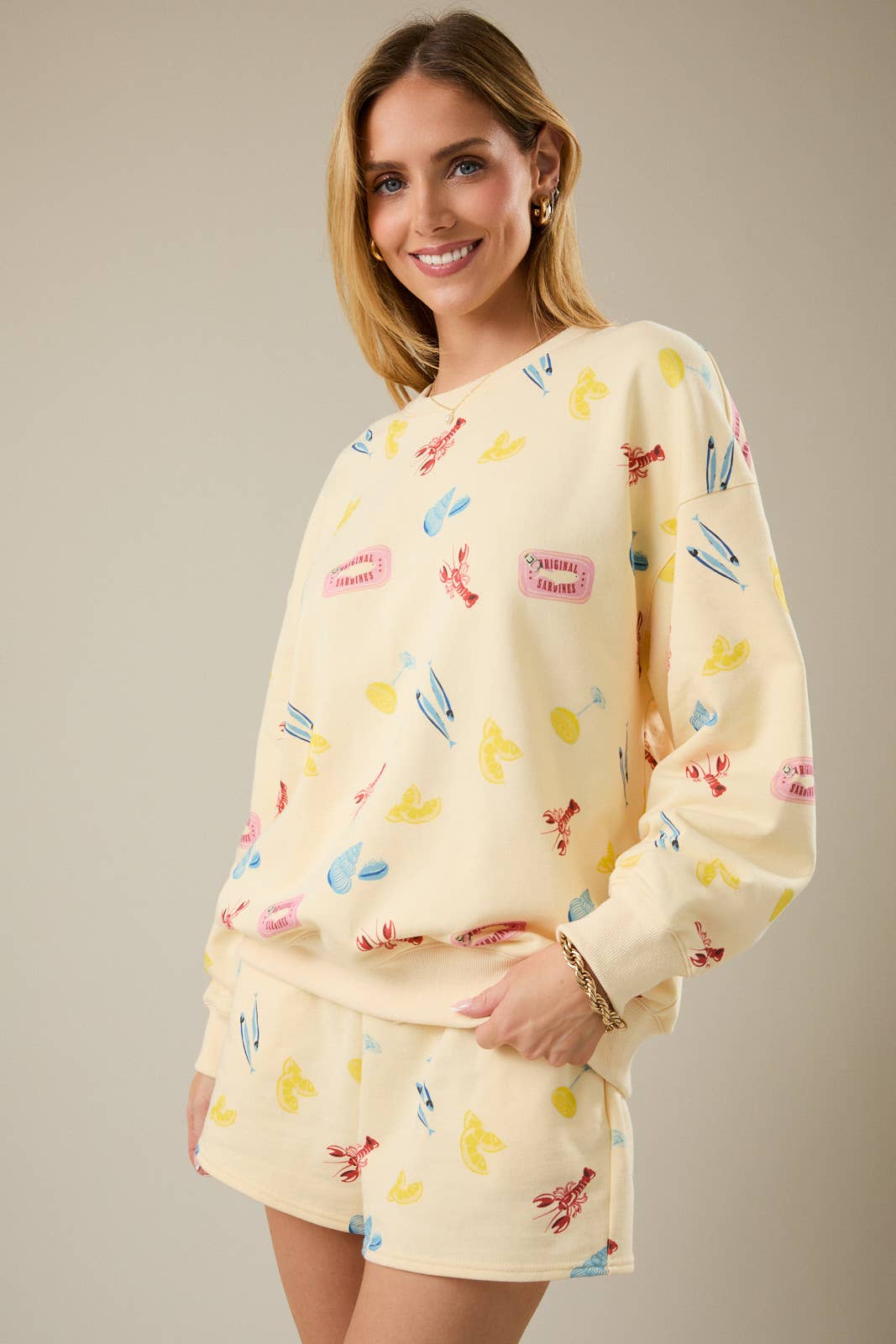 Sea Print Sweatshirt