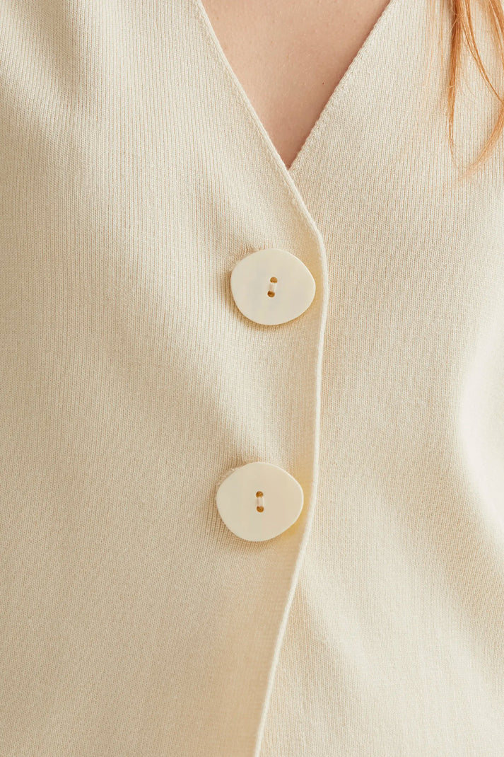 Short Sleeve Knit Cardigan