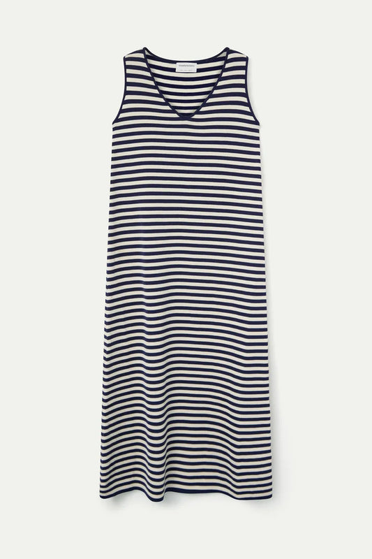 Striped Knit Tee Shirt Dress